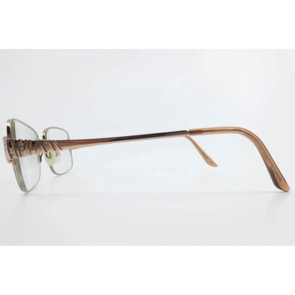 Sophia Loren Zyloware 225 Rose Gold Semi Rimless Eyeglasses Frames 52-18-135
